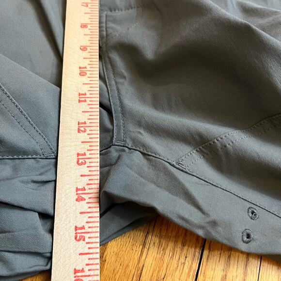 Prana Pants Mens 40 STRETCH ZION II Regular Fit Cargo Stretch Hiking Green Gray - Picture 10 of 12